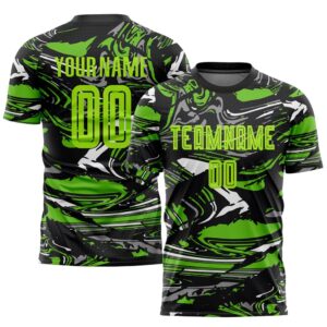 Figure Neon Green Aurora Green Sublimation Soccer…