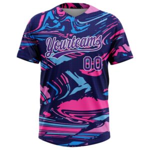 Figure Purple Navy Pink 3D Pattern Two Button Unisex Softball Jersey Custom Team Softball Jersey 2 wbcato.jpg