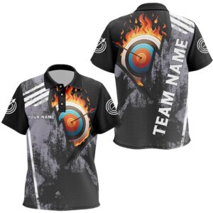 Fire Target Archery Polo Shirts, Custom Archery…