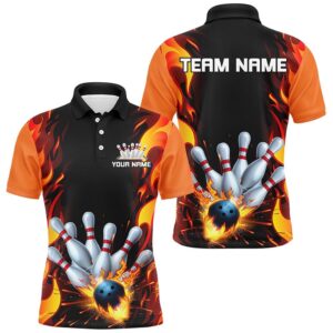 Flame Bowling Shirts For Men And Wmen,…