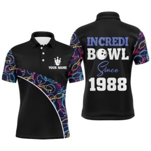 Funny Bowling Shirt For Men Custom Name…