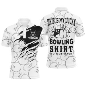 Funny Bowling Shirt For Men Custom Name…