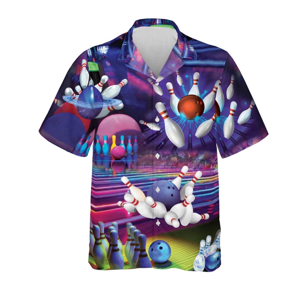 Funny Button Down Bowling Shirts, Bowling Shirts, Custom Team Bowling Hawaiian Shirt