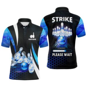 Funny Mens Polo Bowling Shirt Custom Strike…