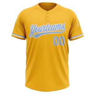Gold Light Blue White Two Button Unisex Softball Jersey Custom Team Softball Jersey 2 kmdydg.jpg