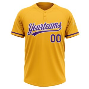Gold Purple White Two Button Unisex Softball Jersey Custom Team Softball Jersey 2 esuc21.jpg