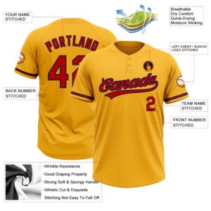 Gold Red Navy Two Button Unisex Softball Jersey Custom Team Softball Jersey 3 zezp38.jpg