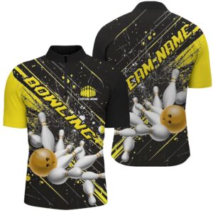 Gold Strike Bowling Team Shirts For Men…