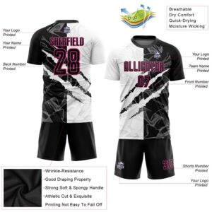 Graffiti Pattern Black Pink Scratch Sublimation Soccer Uniform Jersey Custom Team Soccer Jersey Shirt 3 pvdav3.jpg