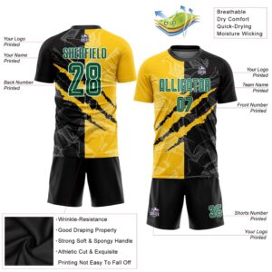 Graffiti Pattern Kelly Green Black Yellow Scratch Sublimation Soccer Uniform Jersey Custom Team Soccer Jersey Shirt 3 q6psrc.jpg