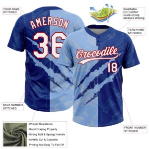 Graffiti Pattern Light Blue Royal Red 3D Two Button Unisex Softball Jersey Custom Team Softball Jersey 3 yqhq9e.jpg