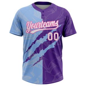 Graffiti Pattern Purple Light Blue Pink 3D Two Button Unisex Softball Jersey Custom Team Softball Jersey 2 xkl4aa.jpg
