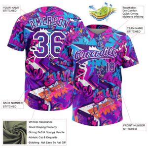 Graffiti Pattern Purple White 3D Bright Psychedelic Two Button Unisex Softball Jersey Custom Team Softball Jersey 3 gsgg2u.jpg