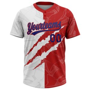 Graffiti Pattern Royal Red 3D Two Button Unisex Softball Jersey Custom Team Softball Jersey 2 j7na9y.jpg