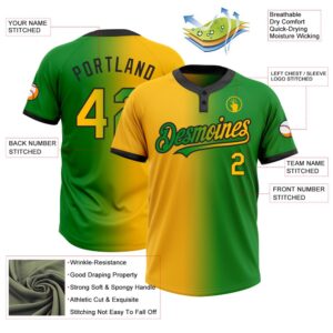 Grass Green Gold Black Gradient Fashion Two Button Unisex Softball Jersey Custom Team Softball Jersey 3 qokknm.jpg