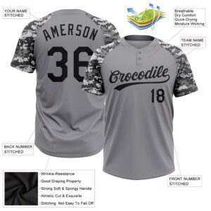 Gray Black Camo 3D Pattern Two Button Unisex Softball Jersey Custom Team Softball Jersey 3 xefqrq.jpg