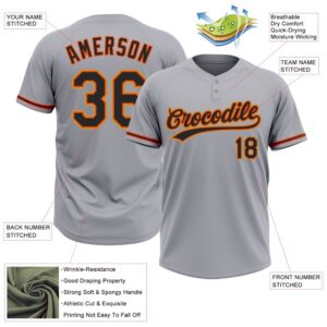 Gray Black Orange Old Gold Two Button Unisex Softball Jersey Custom Team Softball Jersey 3 rkygej.jpg