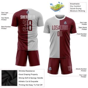 Gray Crimson White Sublimation Split Fashion Soccer Uniform Jersey Custom Team Soccer Jersey Shirt 3 oa0cq4.jpg