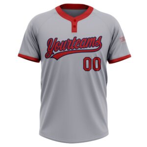 Gray Red Navy Two Button Unisex Softball Jersey Custom Team Softball Jersey 2 j0ziqg.jpg
