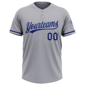 Gray Royal Two Button Unisex Softball Jersey Custom Team Softball Jersey 2 p6o9r1.jpg