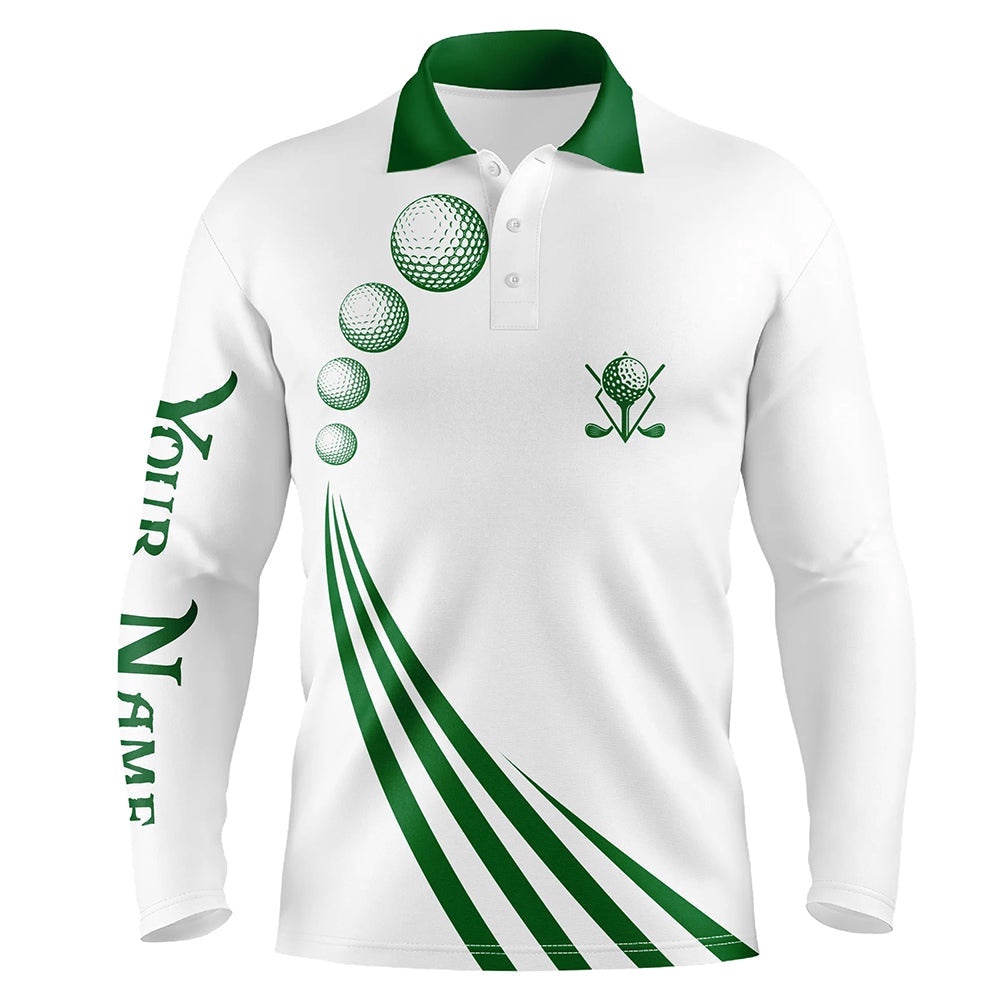 Green And White Men’s Polo Golf Shirts Custom Men’s Golf Ball Clothing, Golf Polo Shirt, Golf Shirts Green And White Men’s Polo Golf Shirts Custom Men’s Golf Ball Clothing, Golf Polo Shirt, Golf Shirts