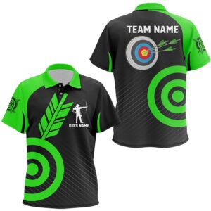 Green Archery Polo Custom Archery Polo Shirts…