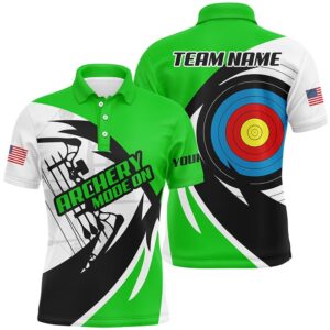 Green Archery Polo Men Polo Shirts Custom…