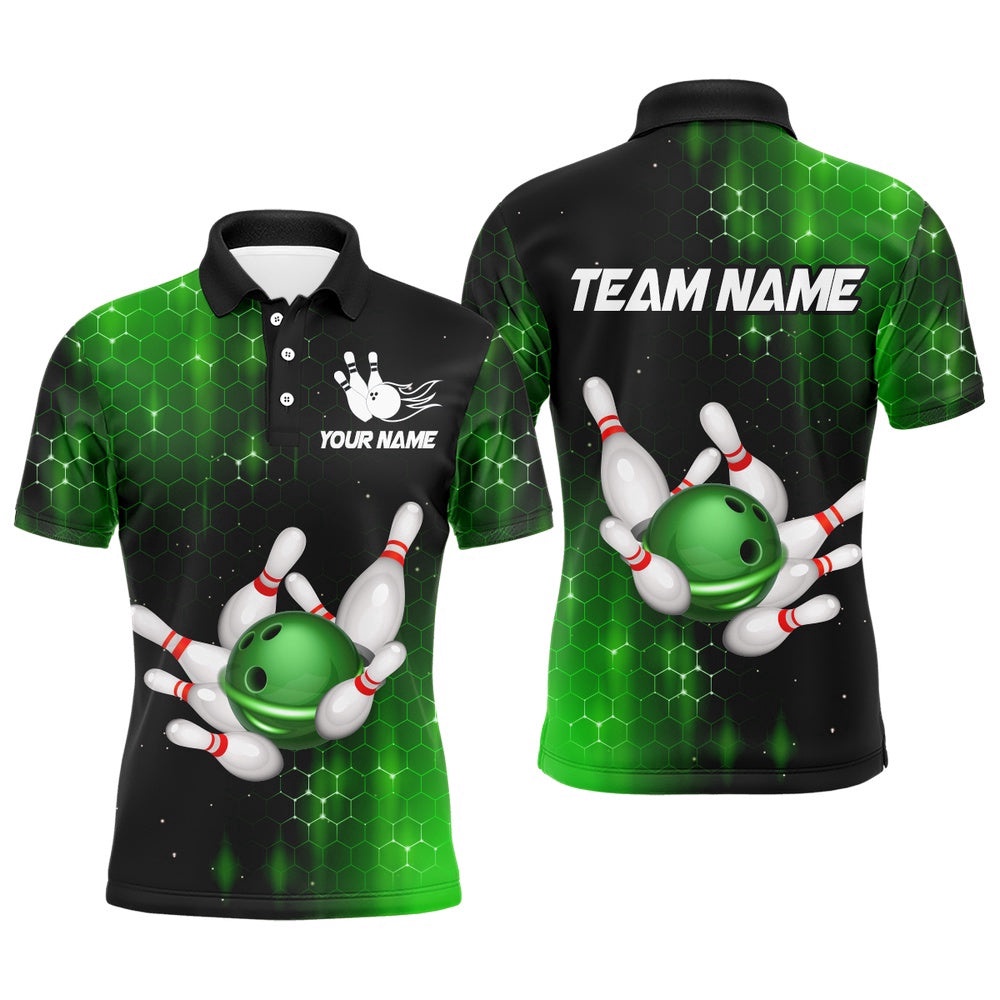 Green Bowling Shirts Men Women Bowling Team Polo Shirt Bowling Polo Shirt, Personalized Bowling Team Shirt Green Bowling Shirts Men Women Bowling Team Polo Shirt Bowling Polo Shirt, Personalized Bowling Team Shirt