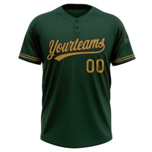Green Old Gold Black Two Button Unisex Softball Jersey Custom Team Softball Jersey 2 djzgj0.jpg
