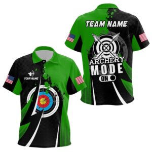 Green Polo Archery Mode On Polo Shirts…