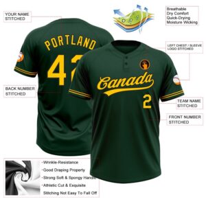 Green Yellow Black Two Button Unisex Softball Jersey Custom Team Softball Jersey 3 qh0wch.jpg