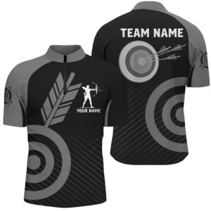 Grey Archery Jerseys For Men Custom Archery…