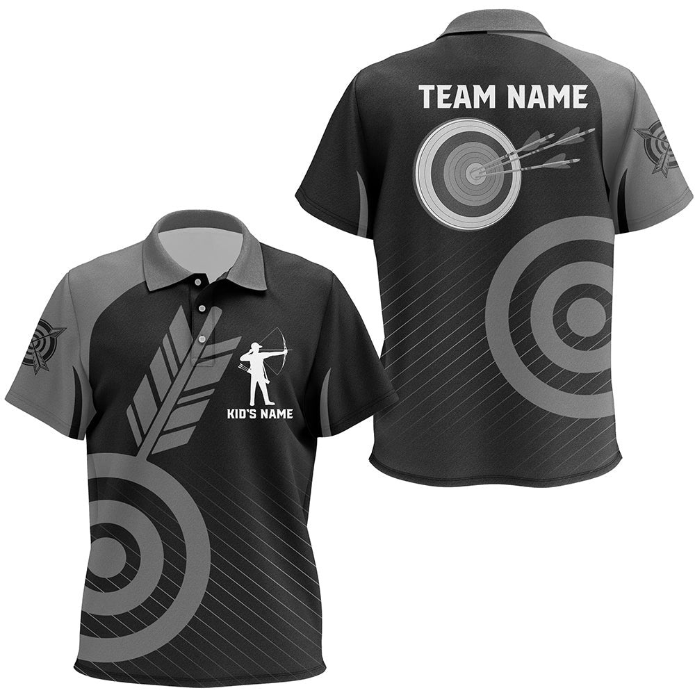 Grey Archery Polo Custom Archery Polo Shirts Team League Archery Shirts, Custom Archery Team Polo Shirt Grey Archery Polo Custom Archery Polo Shirts Team League Archery Shirts, Custom Archery Team Polo Shirt