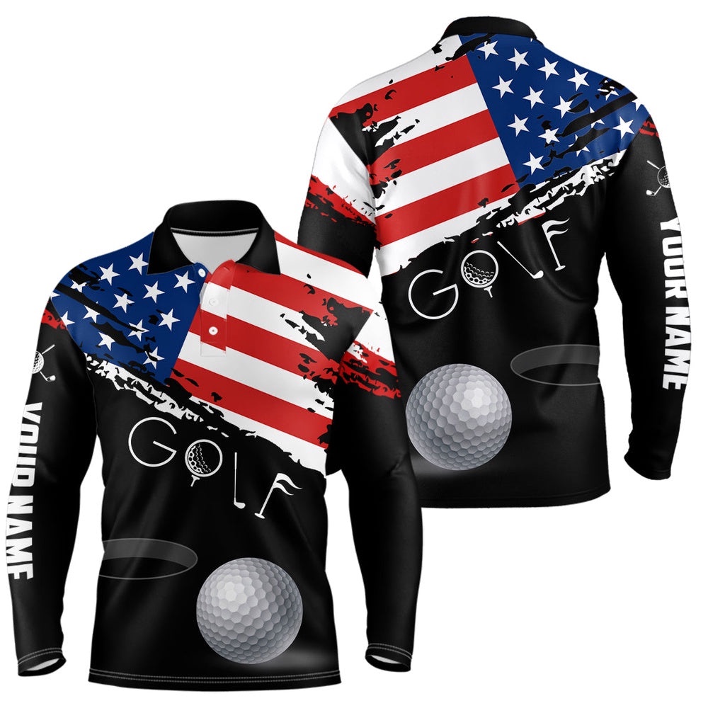 Grunge American Flag Black Men’s Golf Polo Shirt Custom Patriotic Th Of July Golf Shirts, Golf Polo Shirt, Golf Shirts Grunge American Flag Black Men’s Golf Polo Shirt Custom Patriotic Th Of July Golf Shirts, Golf Polo Shirt, Golf Shirts