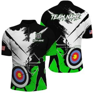 Grunge Archery Polo And Zip Shirts For…