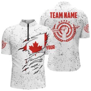 Grunge Canada Archery Men Jersey Custom Patriotic…