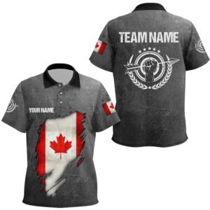 Grunge Canada Archery Polo Shirts, Custom Canadian…