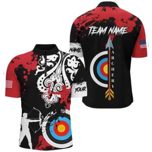Grunge Tribal Archery Shirts For Men Custom…