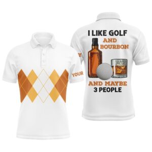 I Like Golf And Bourbon Men’s Golf…