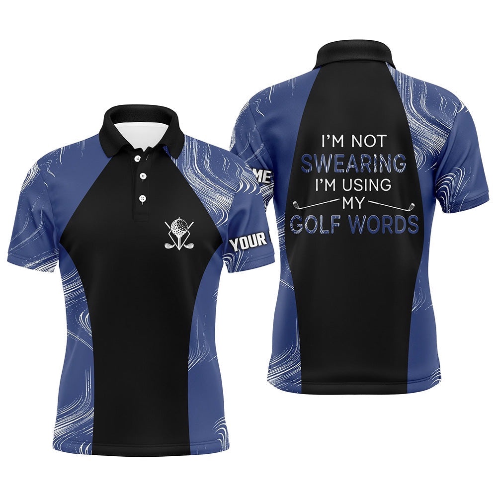 I’m Not Swearing I’m Using My Golf Words Navy Blue Seamless Men Golf Polo Shirt, Golf Shirts For Men, Golf Polo Shirt, Golf Shirts I’m Not Swearing I’m Using My Golf Words Navy Blue Seamless Men Golf Polo Shirt, Golf Shirts For Men, Golf Polo Shirt, Golf Shirts