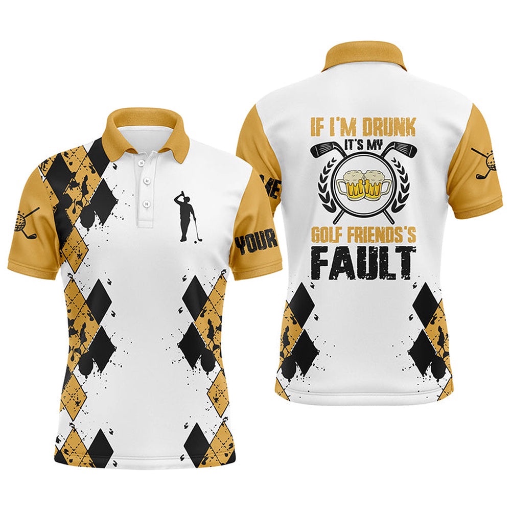 If I’m Drunk It’S My Golf Friends’ Fault Beer Men’s Polo Shirts Argyle Golf Shirts For Men, Golf Polo Shirt, Golf Shirts If I’m Drunk It’S My Golf Friends’ Fault Beer Men’s Polo Shirts Argyle Golf Shirts For Men, Golf Polo Shirt, Golf Shirts