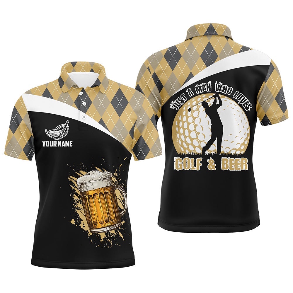 Just A Man Who Loves Golf & Beer Argyle Pattern Golf Polo Shirt Beer Golf Shirts For Men, Golf Polo Shirt, Golf Shirts Just A Man Who Loves Golf & Beer Argyle Pattern Golf Polo Shirt Beer Golf Shirts For Men, Golf Polo Shirt, Golf Shirts