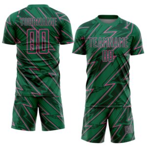 Kelly Green Pink Lightning Sublimation Soccer Uniform Jersey Custom Team Soccer Jersey Shirt 2 c6d6fb.jpg