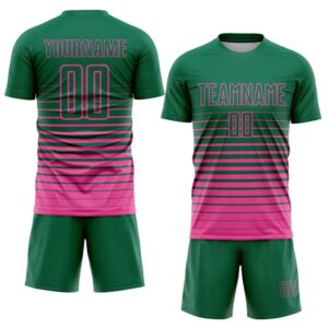Kelly Green Pink Pinstripe Fade Fashion Sublimation Soccer Uniform Jersey Custom Team Soccer Jersey Shirt 2 tnmoz3.jpg