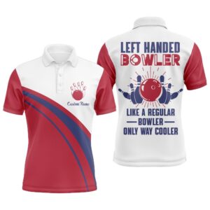 Left Handed Bowler Custom Polo Bowling Shirt…