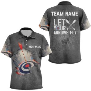 Let Your Arrows Fly Archery Polo Shirts…