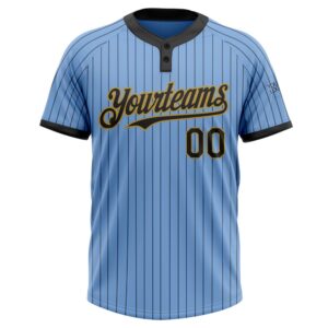 Light Blue Black Pinstripe Old Gold Two Button Unisex Softball Jersey Custom Team Softball Jersey 2 dwnush.jpg