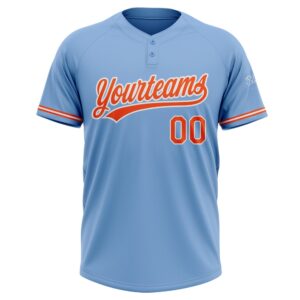 Light Blue Orange White Two Button Unisex Softball Jersey Custom Team Softball Jersey 2 oq3zhs.jpg