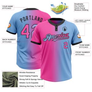 Light Blue Pink Black Gradient Fashion Two Button Unisex Softball Jersey Custom Team Softball Jersey 3 hmujlx.jpg