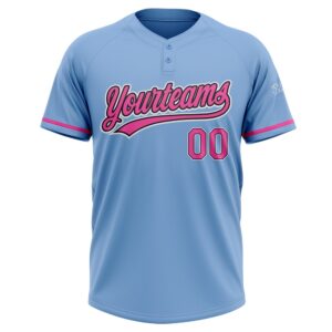 Light Blue Pink Black Two Button Unisex Softball Jersey Custom Team Softball Jersey 2 fhrsei.jpg